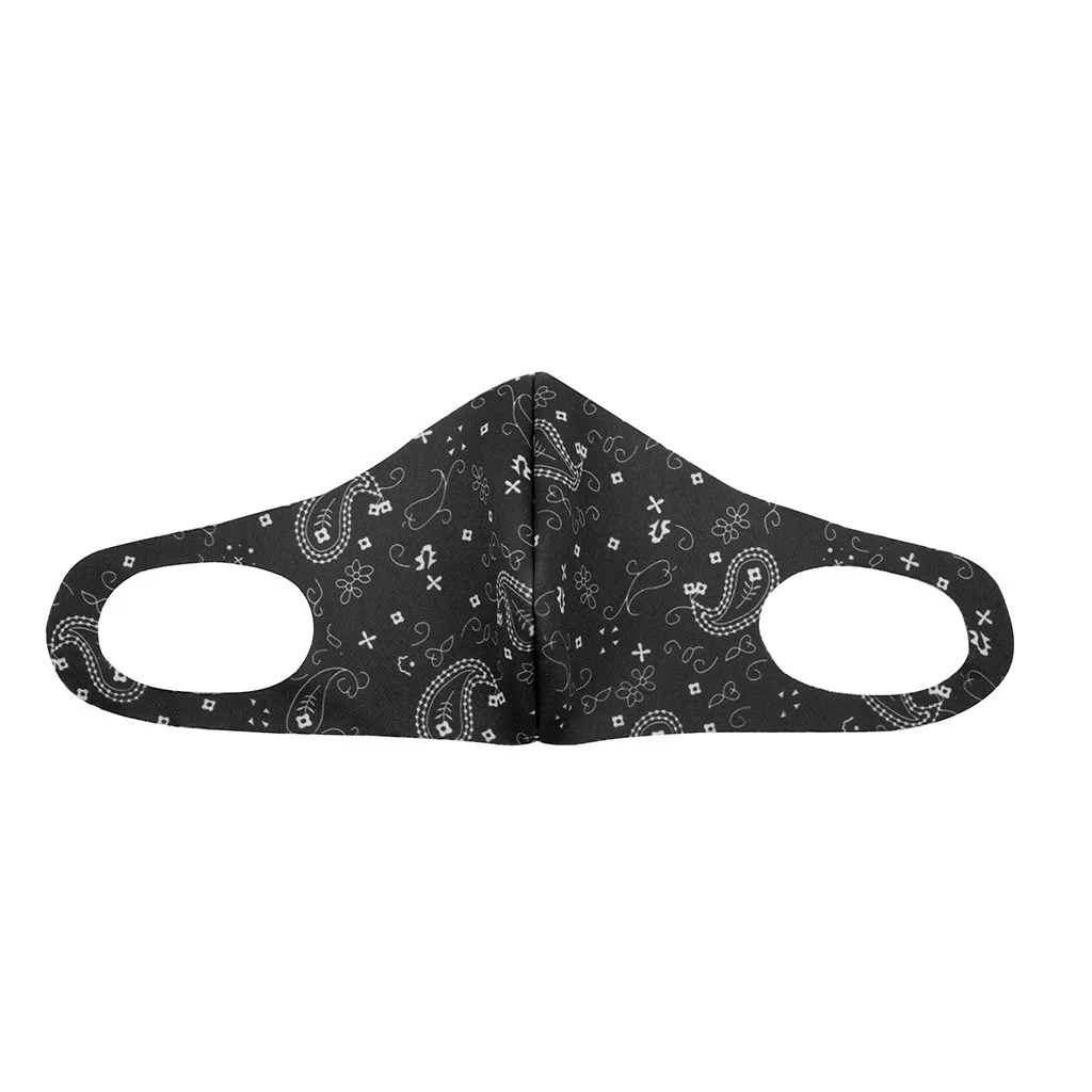 1 шт. маска для лица модная бандана многоразовая моющаяся Защитная крышка