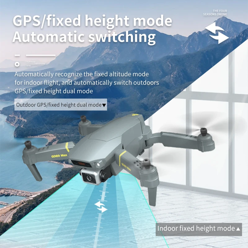 Квадрокоптер с камерой 6k HD Wi-Fi fpv VS E58 E520 | Игрушки и хобби
