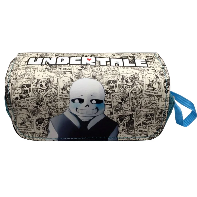Пенал для карандашей с аниме мультяшным Undertale школьный пенал косплея сумка