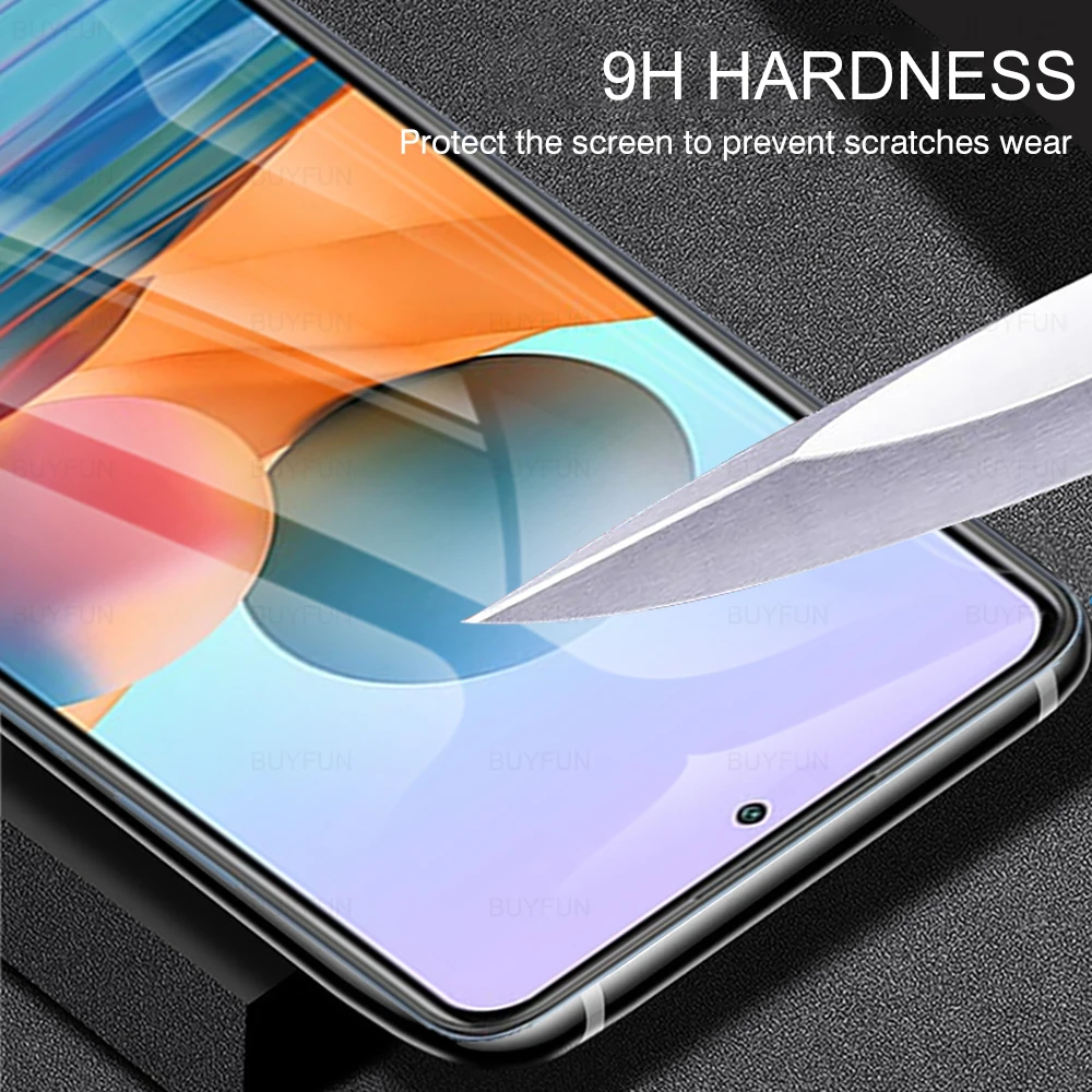 for readmi note 10 pro glass tempered glasses for xiaomi redmi note 10 note10 pro glas anti-scratch screen protectors film 2pcs
