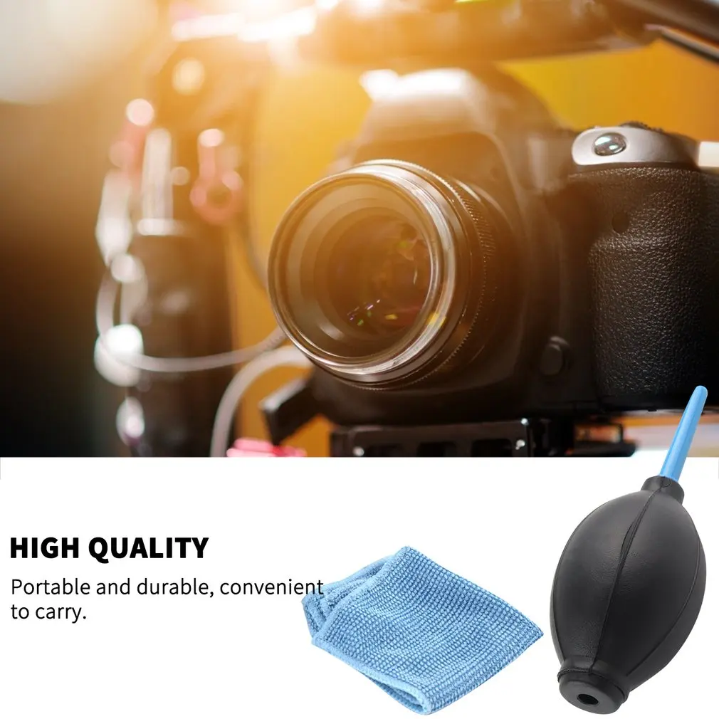 1 Set Cloth Brush And Air Blower In Digital Camera Cleaning Kit Dust Photography Professional Cleaner | Инструменты
