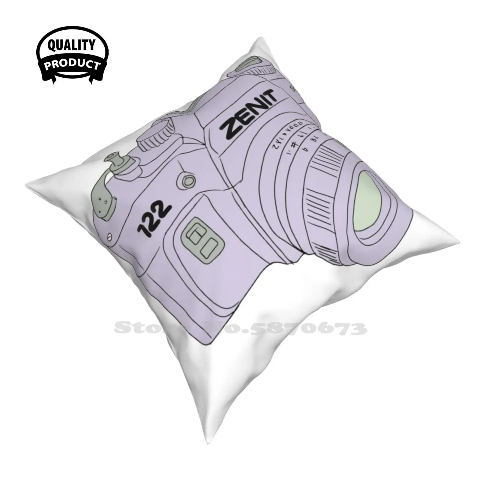 Ретро камера для спальни офиса обнимающая наволочка 122 Helios аналоговая катушка