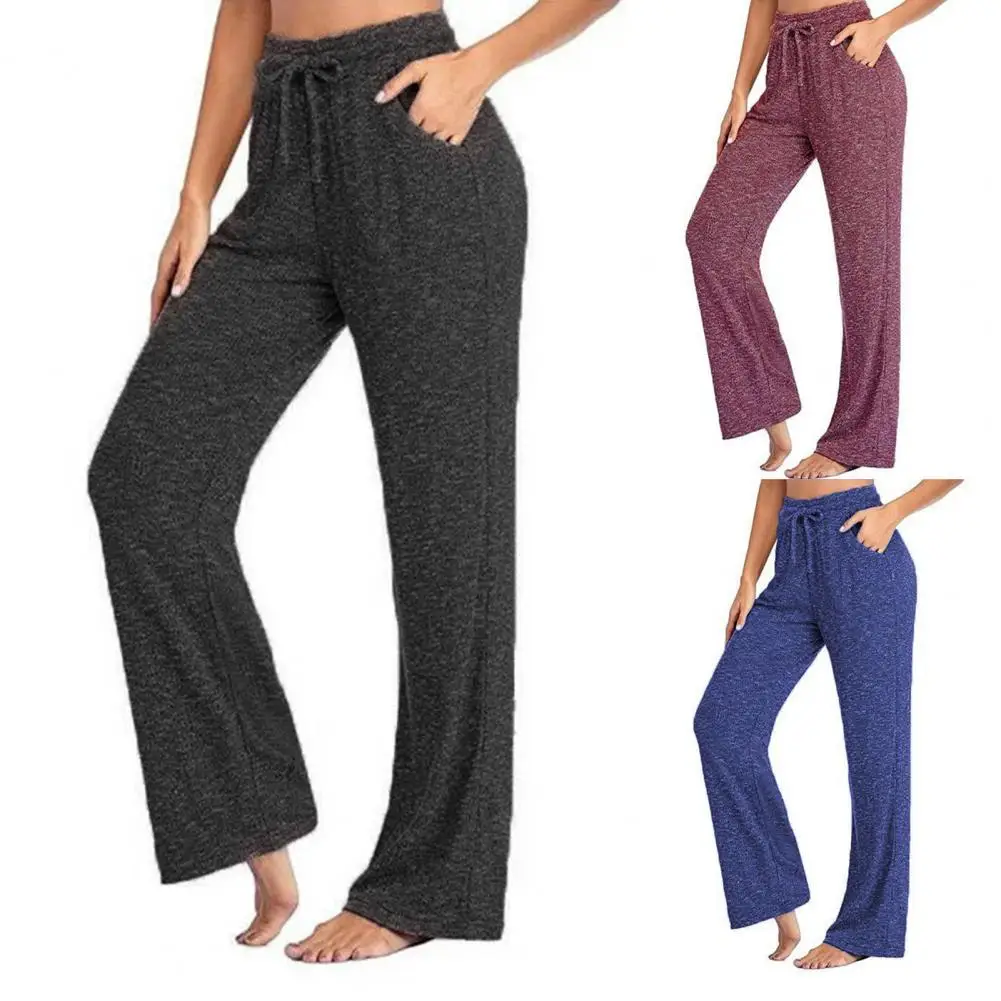 

Yoga Pants High Waist Comfortable Solid Color Long Elastic Flare Pants for Yoga Yoga Pants Sport Leggings Women 2021