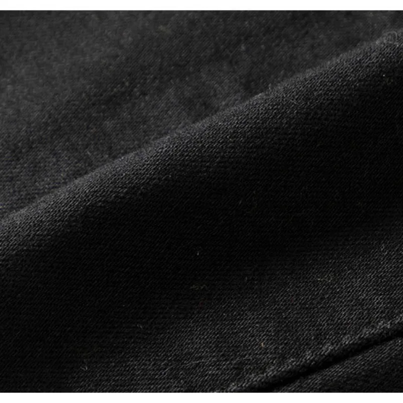 

New Style Autumn Winter Fashion Classic High Waist Black Front Slit Jeans Woman Classic Elastic Force Show Thin Pencil Pants