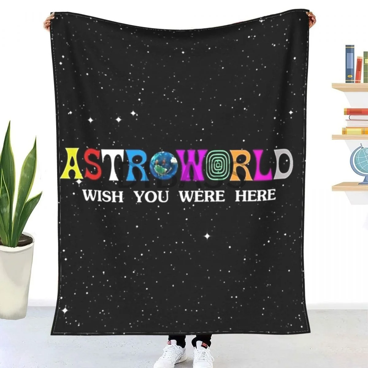 

Astroworld Comforter 3D Printed Flannel Throw Blanket