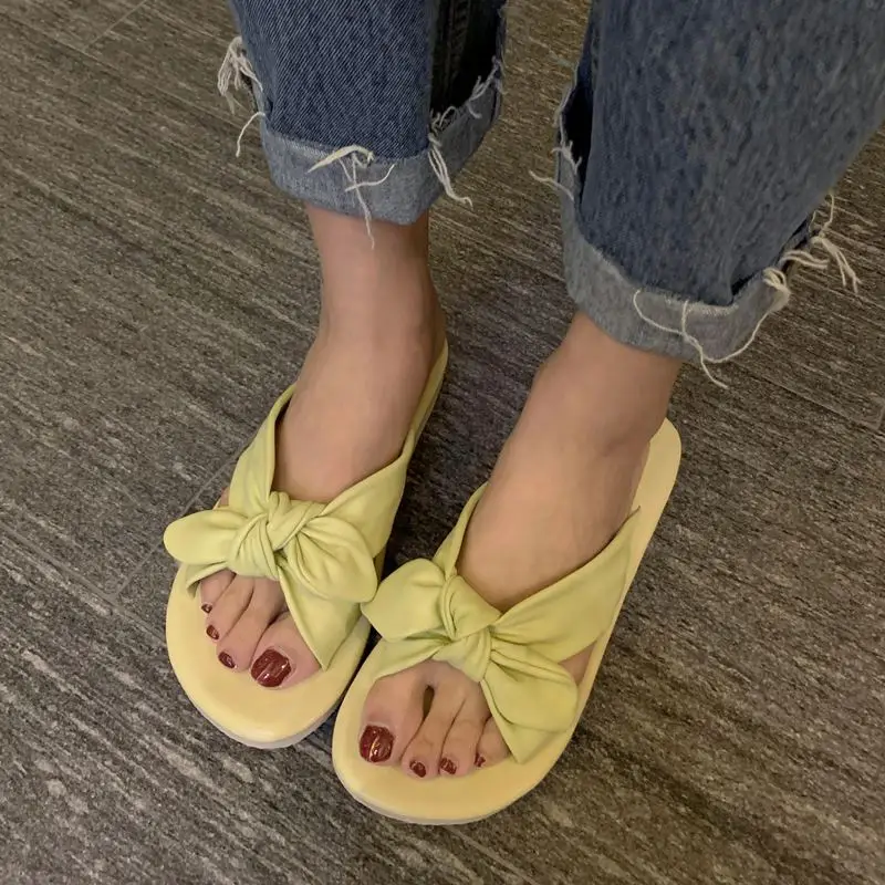

ALLBITEFO Fold Design Comfortable Genuine Leather Women Sandals Shoes Fashion Summer Waterproof Beach Shoes Slippers Flip Flops