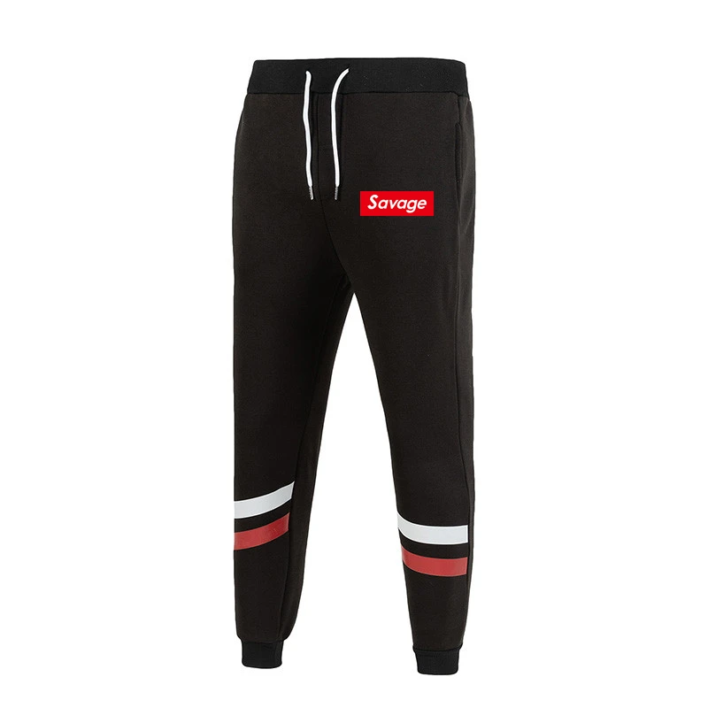 

New Brand Two-Tone Splice Trendy Sweatpants Men's Trousers Fitness Training Joggers Pants Casual Jogging Comfortable Sports