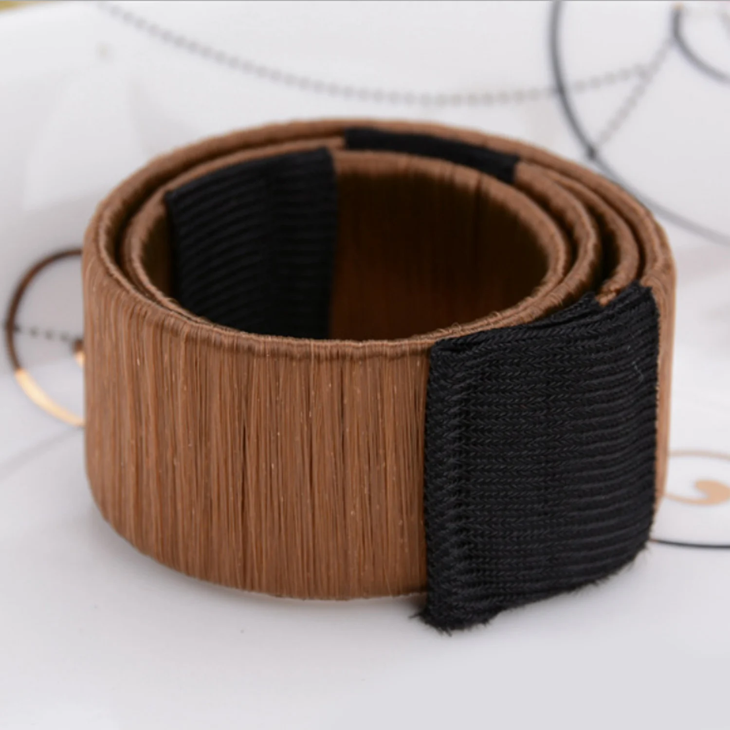 6 шт. Сделай Сам DIY бигуди для волос резинка формирования хвостика Donut клип