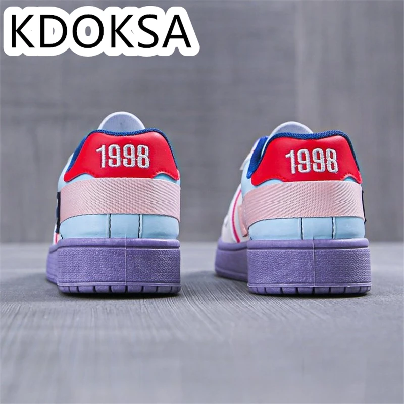 

Hyun Ya Purple Small White Shoes Female Students 2021 New Joker Board Shoes Street Shot Leisure Sneaker Tide