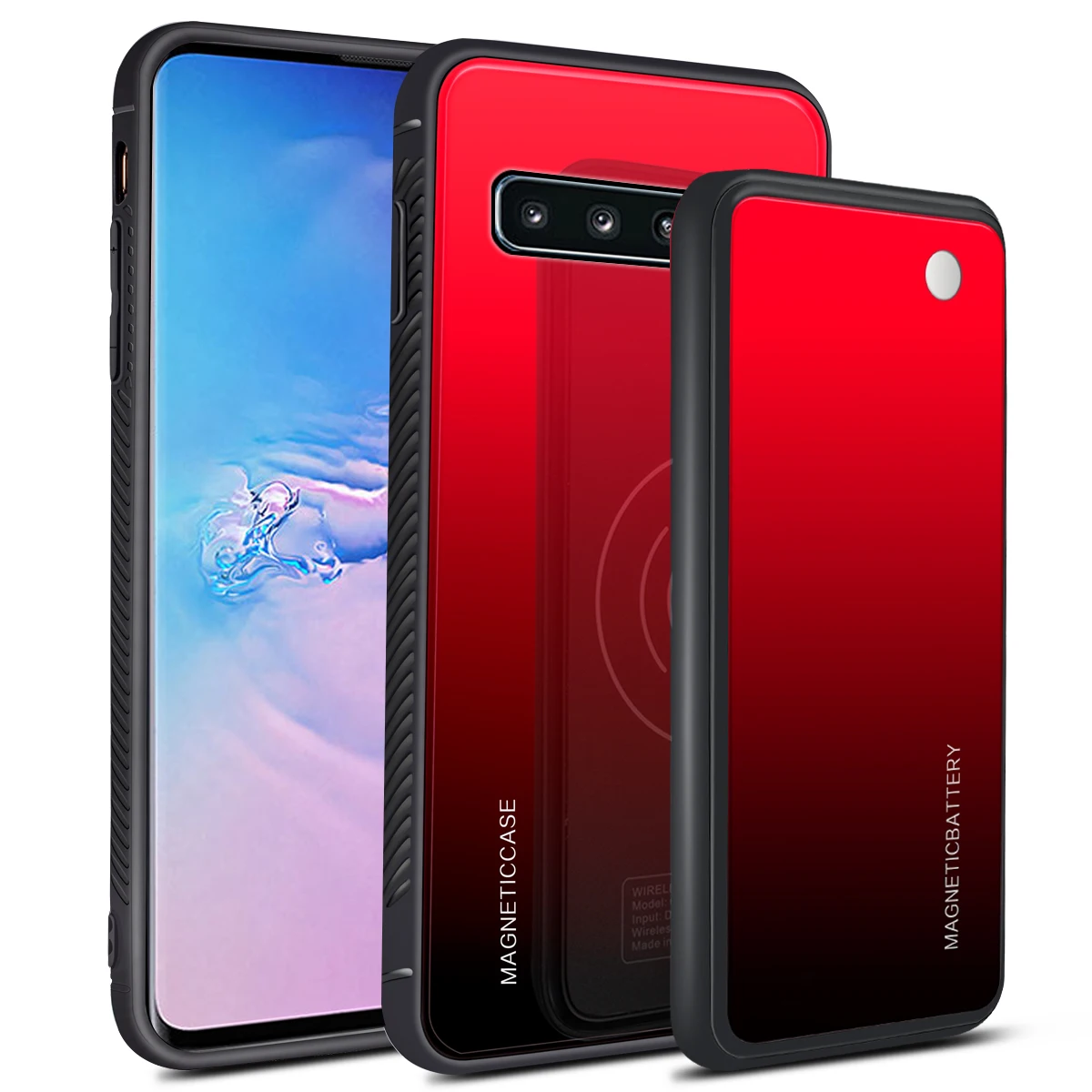 Galaxy S10 Для samsung Galaxy S10/S9/S10e/S10/Note 10/S8 S9 S10 Note 10 Plus чехол с 5000 мАч беспроводным зарядным устройством - Цвет: Galaxy S10