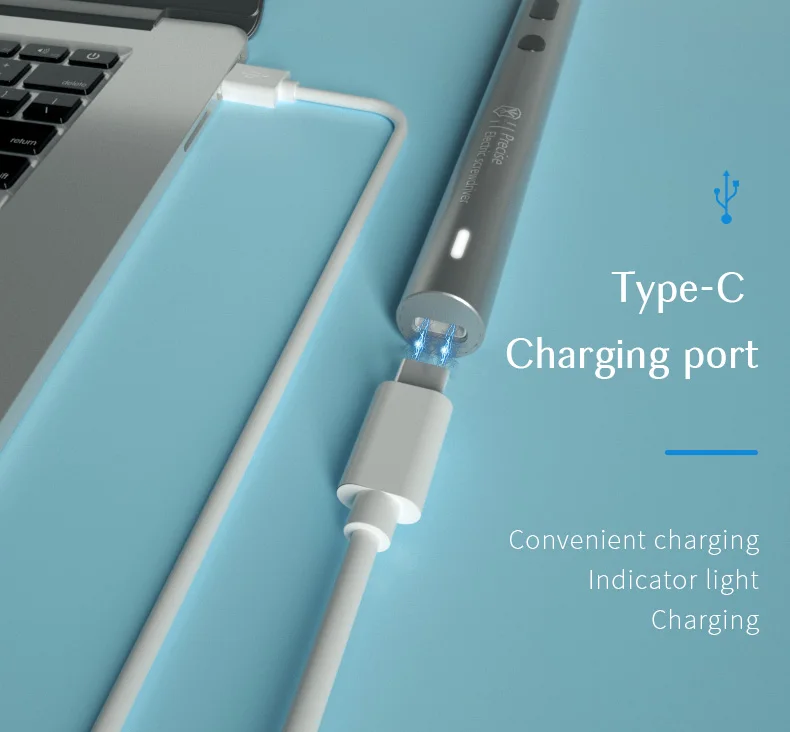 

28 in 1 Precision Electric Screwdriver Set for Phone Laptop Magnetic Multifuctional Screwdriver with LED Light Lithium Battery