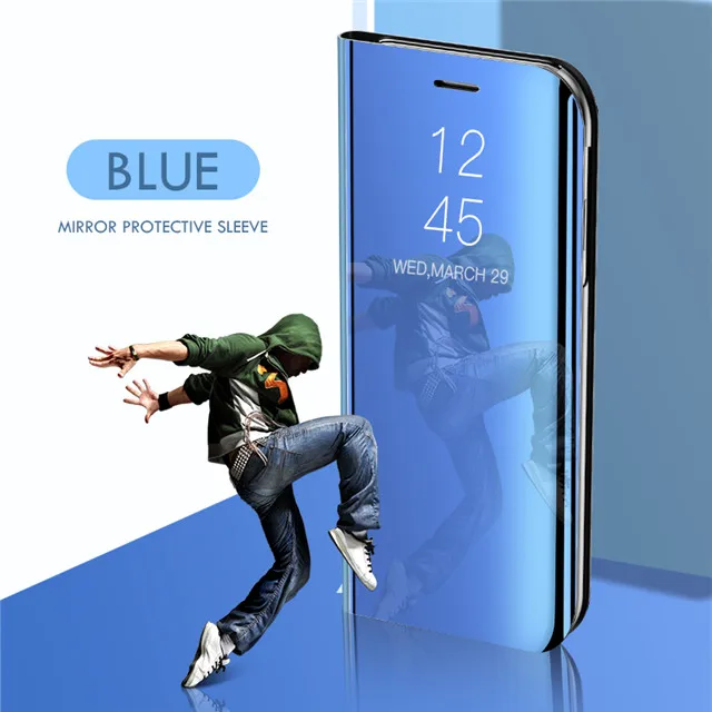 Зеркальный умный флип чехол для Xiaomi Redmi K30 Pro роскошные оригинальные магнитные