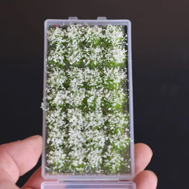 

Vegetation Green Leaf Flower Cluster Military Model Diy Table Material Sand Train Scene Z4K6