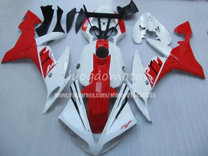 

Full tank+cover Body kits red white blk YAMAHA YZF R1 YZF 1000 YZFR1 04 05 06 YZF1000 bodywork YZF-R1 2004 2005 2006 Fairings