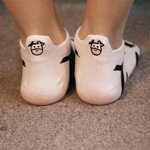 Носки женские хлопковые, черные, белые, дышащие, 1 пара