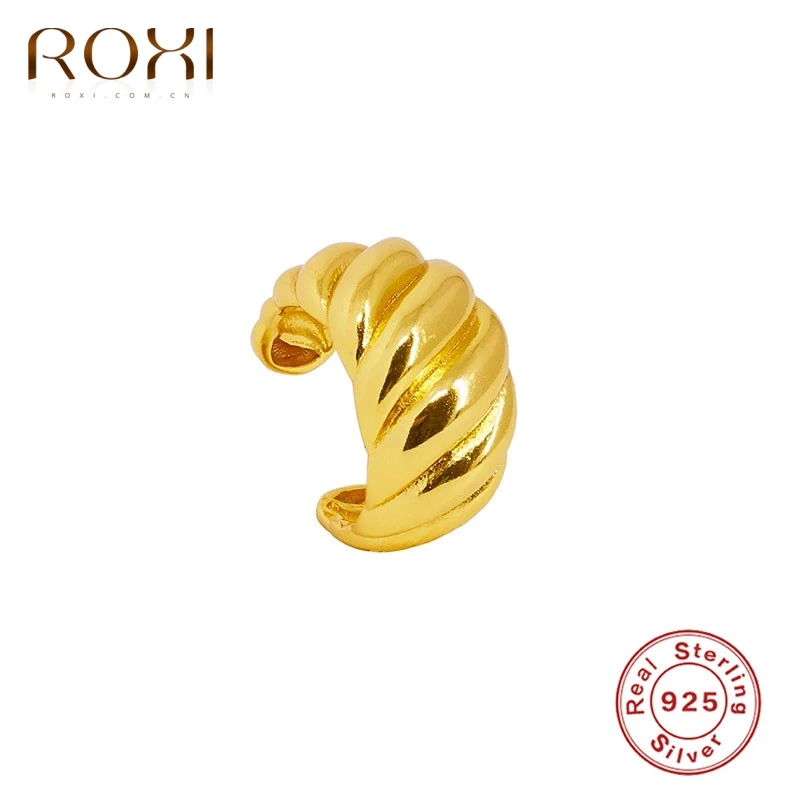 Серьги-клипсы ROXI в стиле панк из серебра 925 пробы | Украшения и аксессуары