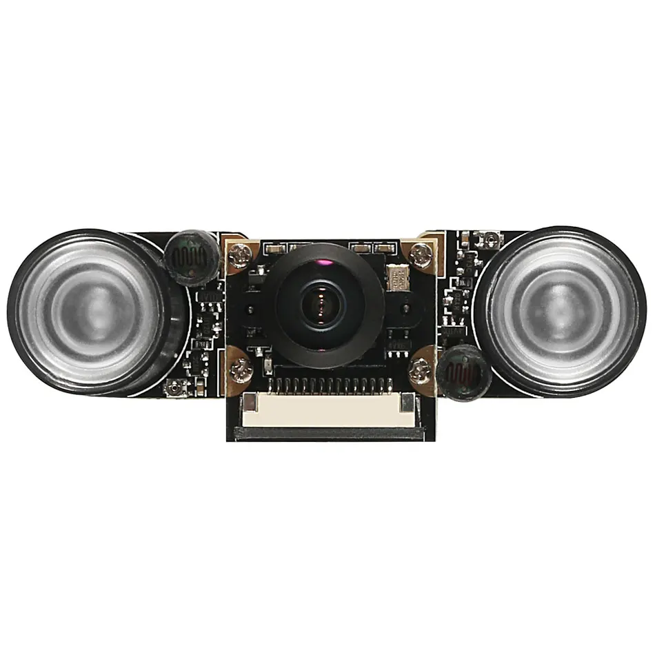 Raspberry Pi 4 светодиодный прибор ночного видения рыбий глаз камера 5MP 120 градусов без