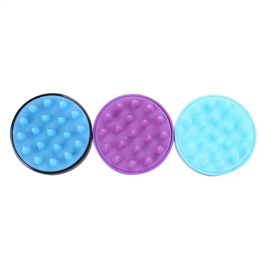 

3pcs Silicone Shampoo Brush Soft Scalp Massager Brush Anti-Slip Bathing Hair Washing Brush