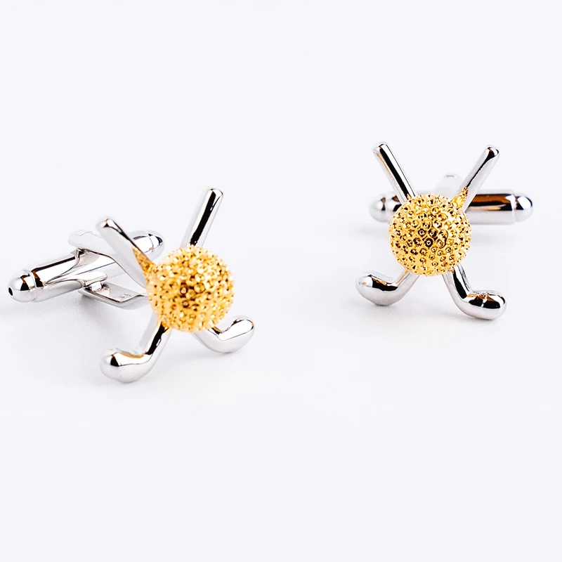 Оптовая продажа свадебные бальные запонки для гольфа мужчин Запонки и набор