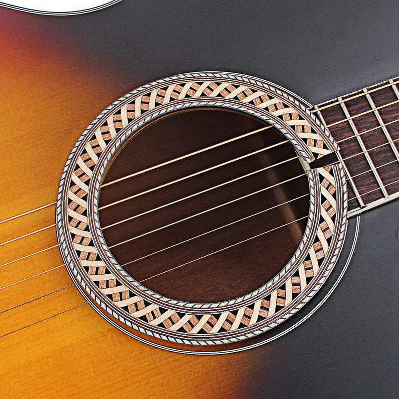 Классическая гитара деревянная инкрустация Soundhole розетка внутренний диаметр 93 мм