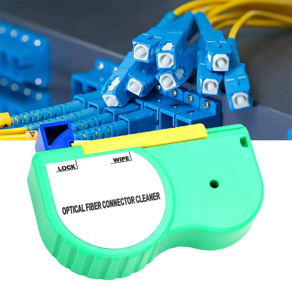 

Optical Fiber Cleaner SC FC ST LC Connector Adapter Anti-Static Alcohol-Free 500 Times Cleaning Tool