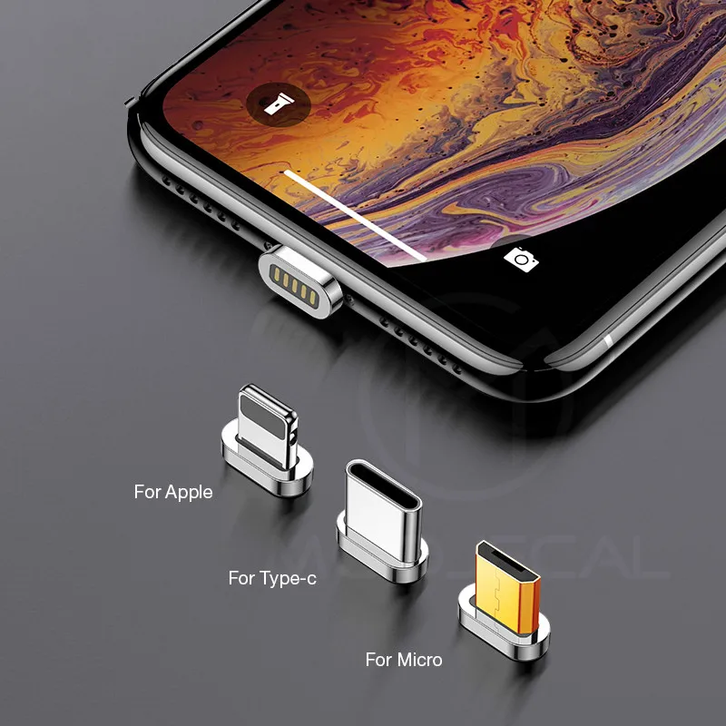 Высококачественный Магнитный кабель с нейлоновой оплеткой Micro USB для быстрой