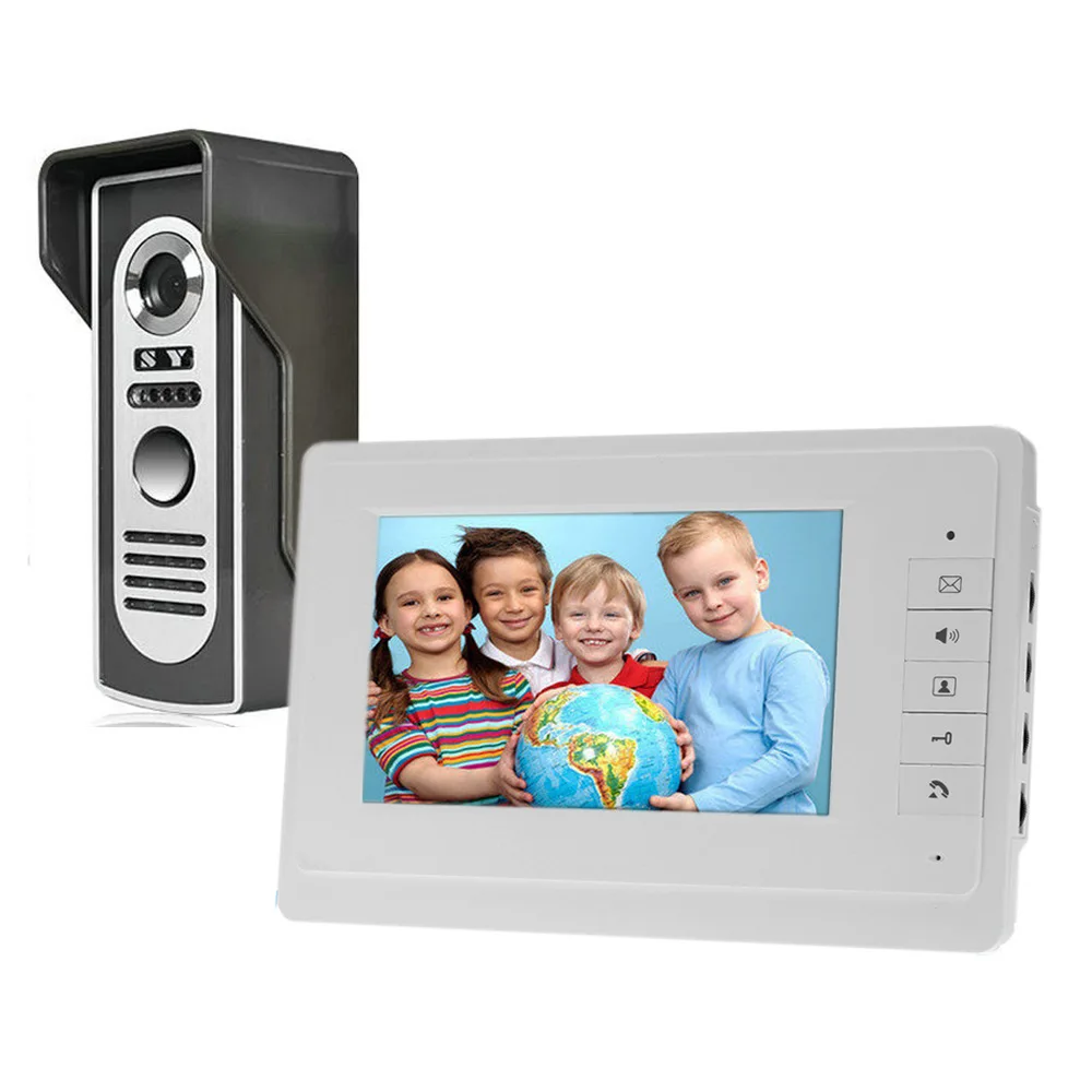 Yobang Security 7 дюймовый проводной видеодомофон Видеозвонок со стандартной наружной