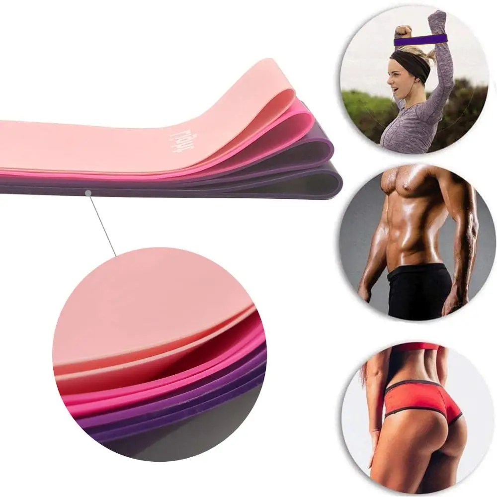 

Booty Training Pink Resistance Rubber Bands Set Elastic Expander Latex Yoga Crossfit Pilates Sport Exercise Fitness Equipment