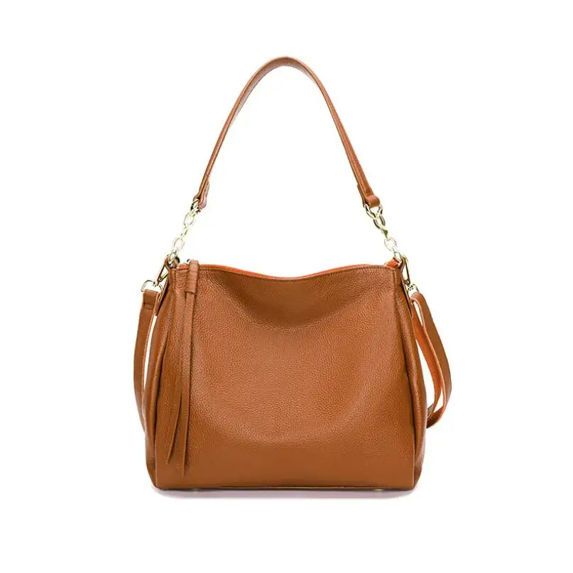 Сумка женская из натуральной коровьей кожи большая вместимость 2020|Сумки с