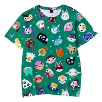 2020 animal crossing 3d printed children t shirt fashion springsummer short sleeve tshirt harajuku streetwear for kids