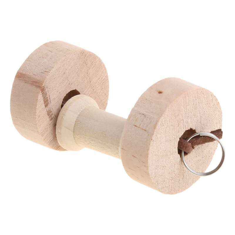 Попугай Птицы гантели жевательные игрушки Дерево для попугая Cockatiel забавная