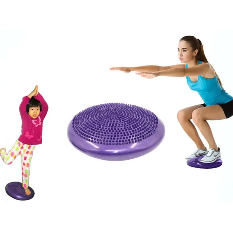 

33x33cm Inflatable Yoga Massage Ball Durable Universal Sports Gym Fitness Yoga Exercise Wobble Stability Balance Disc Massage