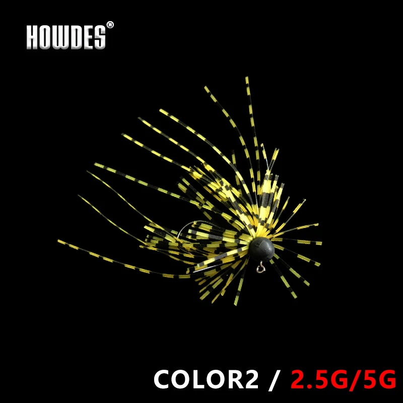 

Rubber Jig Head Tungsten Resin Jig Rubber Skirt Lures Fishing Jig Head