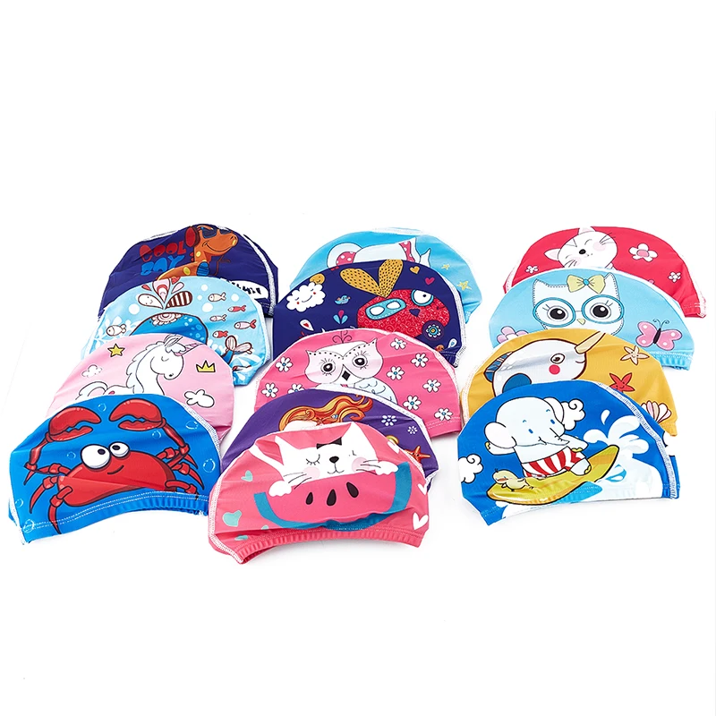 Детская шапочка для купания с мультяшными животными девочек и мальчиков