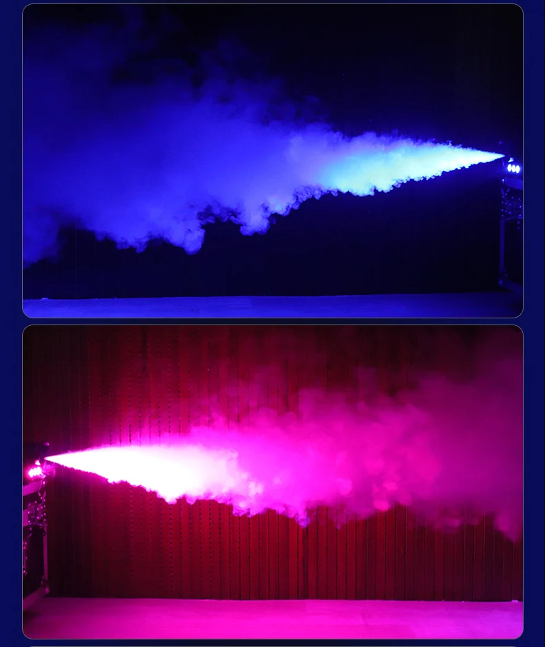 Disco Красочные 500 Вт дымовая машина мини светодиодная лампа с дистанционным