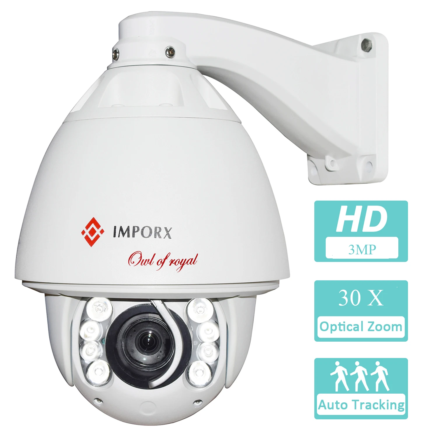 IMPORX Беспроводная CCTV камера 20X/30X IR 150M IP наружная 3MP Камера Безопасности HD