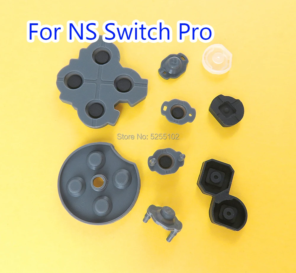 1 комплект запасные части для консоли NS Switch Pro LR Key Button ZL ZR Controller ABXY проводящий клей