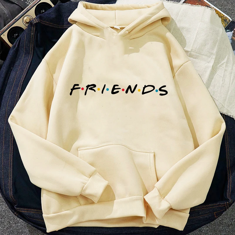 

Winter Clothes Old Friends Tv Show Print Women Sweetshirts Clothes Casual Hoodies Letter Pullover Friends Oversized Sweatshirt