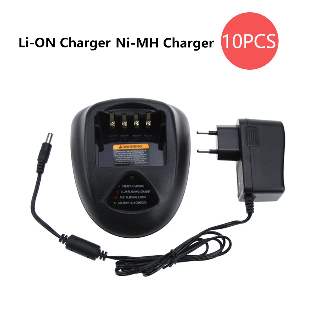 10 шт. CH10A07 Зарядное устройство для Hytera HYT TC-700 TC-780M TC-780 BL1703 BL-2102 Батарея