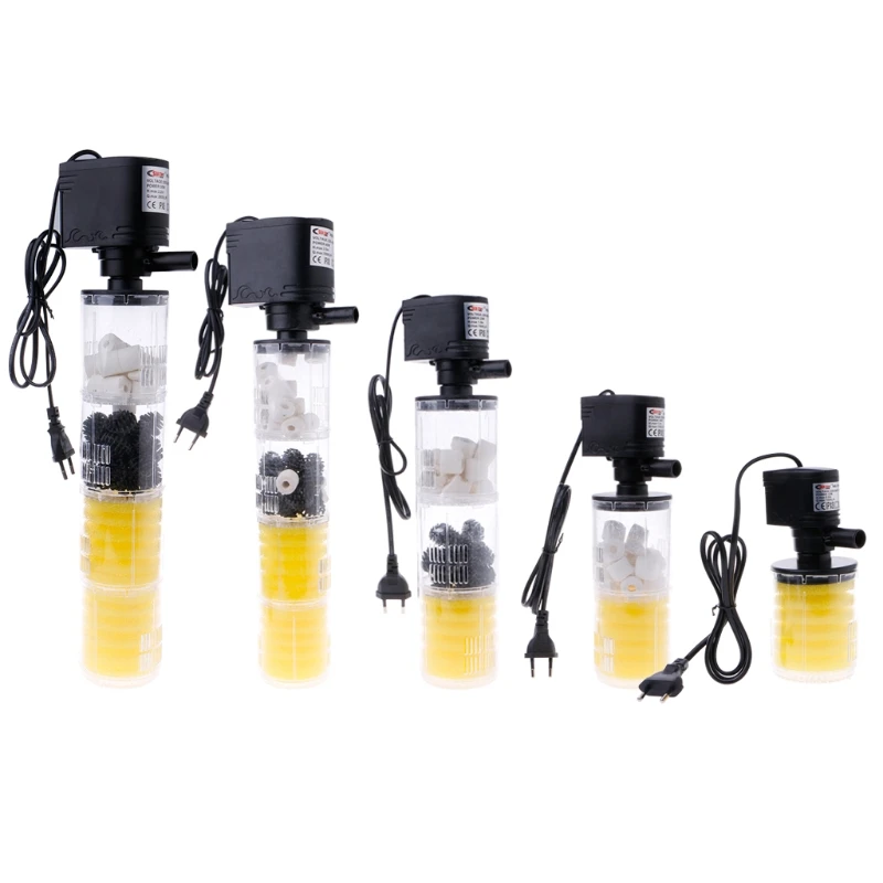 

3in1 1000-3500L/H Submersible Water Internal Filter Pump For Aquarium Fish Tank LX9C