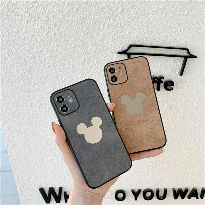 Тканевый чехол для телефона с мультяшным рисунком iPhone 12 Pro Max 11 XR XS X 7Plus 8Plus - купить