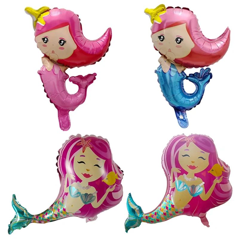 10 шт Мини платье принцессы Русалочки с воздушный шарик из фольги в форме для