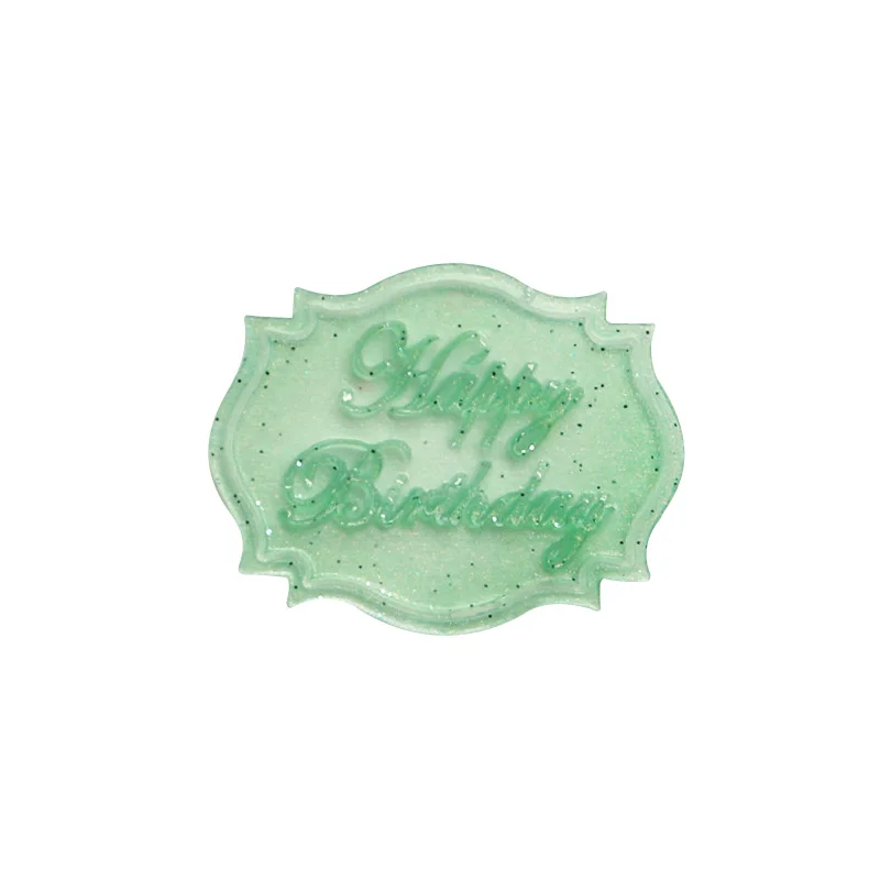 Маленькие Формочки для сахара с днем рождения силиконовая кружевная форма DIY