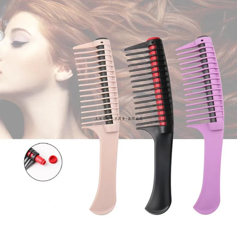 

1Pc Professional Wide Tooth Hair Comb Brush Anti Static Salon Coloring Tools Barber Detangling Comb DIY Hair Styling Accessories