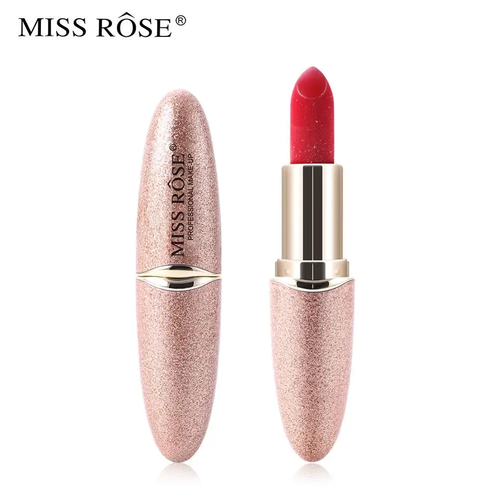 MISS ROSE роскошный блестящий Макияж для губ сексуальная блестящая Красная губная