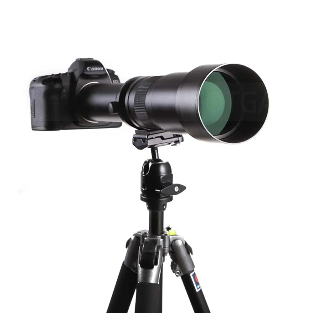 Ручной зум объектив 650 1300 мм f/8 16 для Canon DSLR Camera EF S|adapter t2|adapter mounttele zoom lens |