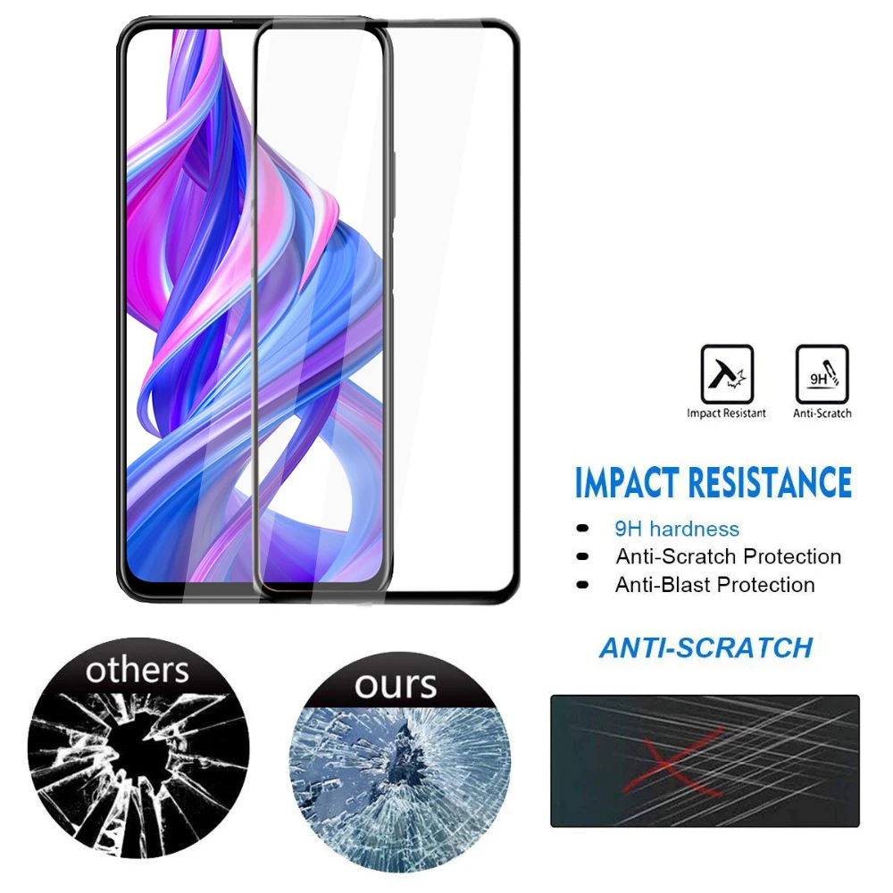 2 шт./лот закаленное стекло для huawei honor 9X протектор экрана 9 Lite Pro 9x9 lite 9xpro защитная