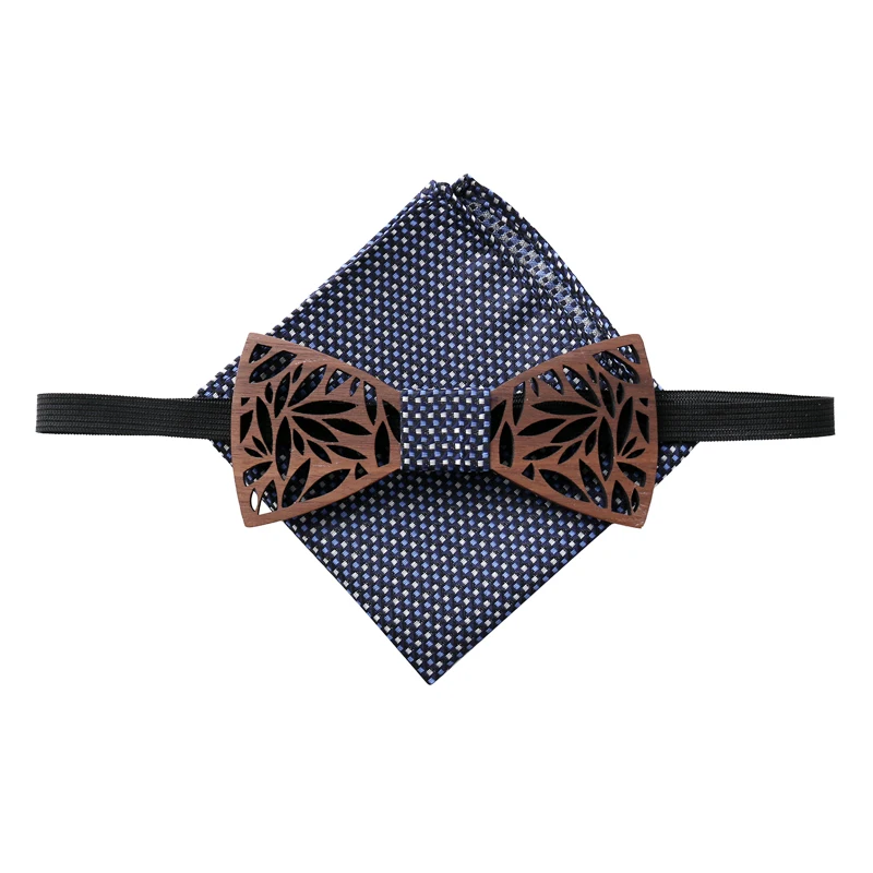 Набор носовых платков с деревянным бантом 2020 | Аксессуары для одежды