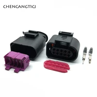 1 set 10 pin waterproof connector auto electrical plug camshaft sensor socket for vw 1j0973715 1j0 973 715 1j0973815