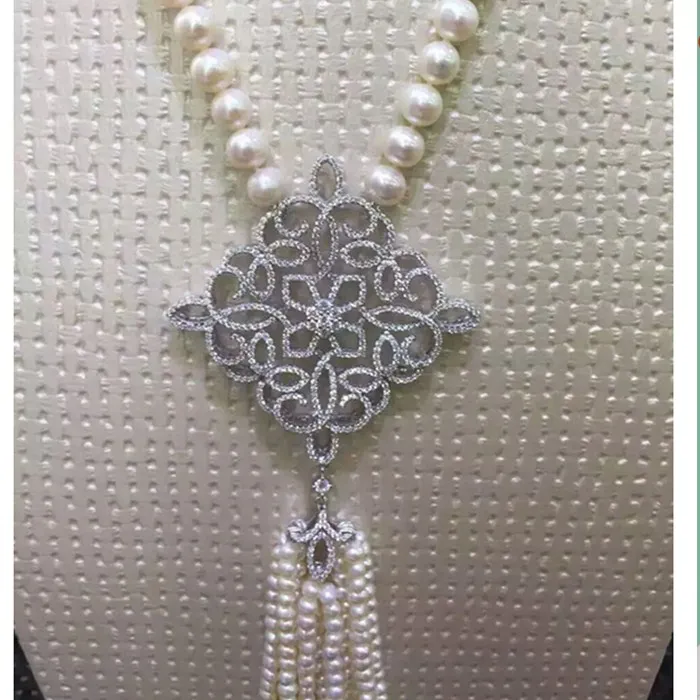 

Высококачественный микроскоп из циркона «сделай сам», материалы ручной работы, классическая застежка с подвеской, модная длинная застежка-...